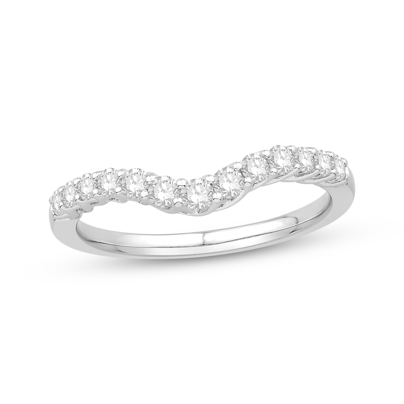 Main Image 1 of Adore Diamond Contour Ring 3/8 ct tw 14K White Gold