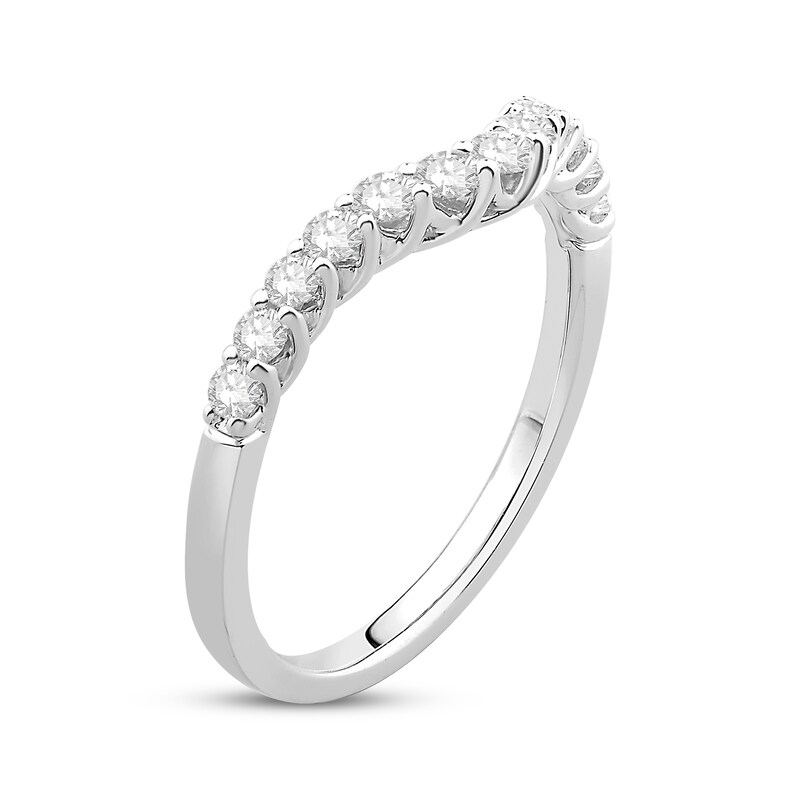 Main Image 2 of Adore Diamond Contour Ring 3/8 ct tw 14K White Gold