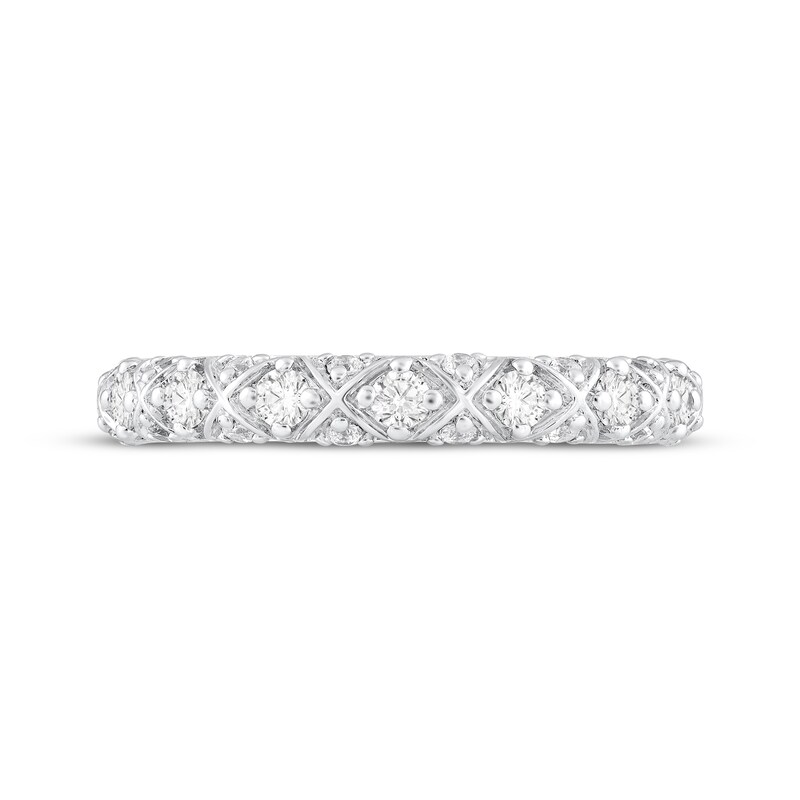 Main Image 3 of Adore Diamond Anniversary Ring 3/8 ct tw 10K White Gold