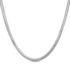 Thumbnail Image 1 of Diamond-Cut Oval Snake Chain Necklace 6mm 100% Repurposed Semi-Solid Sterling Silver 18"
