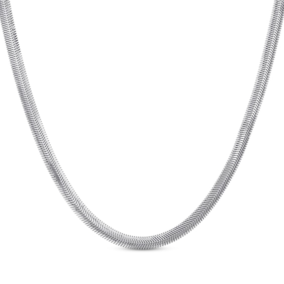 Diamond-Cut Oval Snake Chain Necklace 6mm 100% Repurposed Semi-Solid Sterling Silver 18"