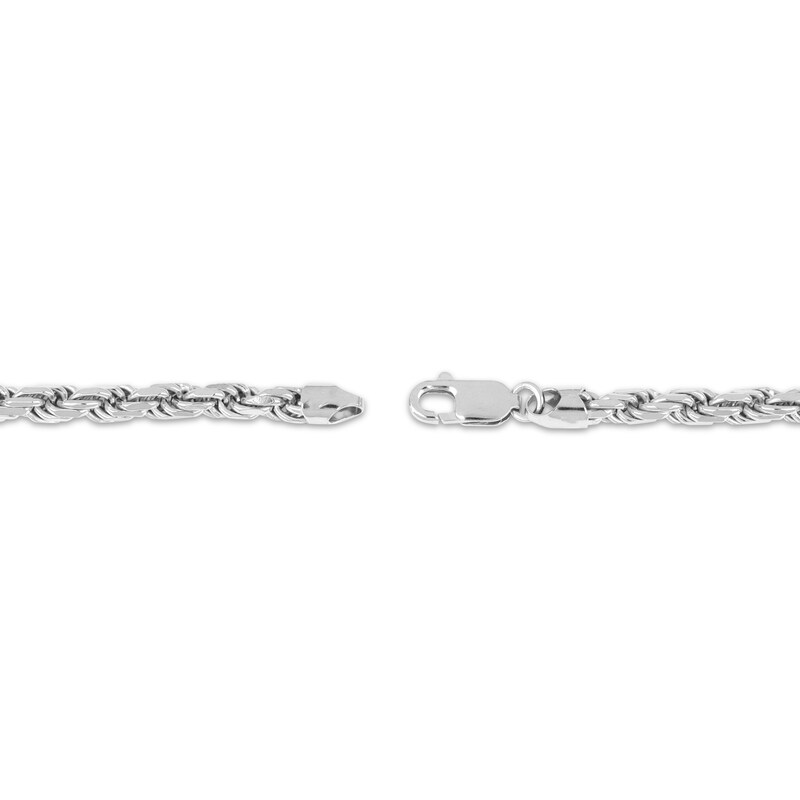 Main Image 3 of Rope Chain Necklace 5.5mm Solid Sterling Silver 20"