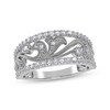 Thumbnail Image 1 of Diamond Scroll Filigree Ring 1/2 ct tw 14K White Gold