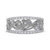 Thumbnail Image 3 of Diamond Scroll Filigree Ring 1/2 ct tw 14K White Gold