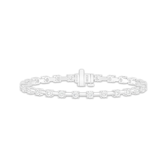 KAY Lab-Grown Diamonds Link Bracelet 1 ct tw 10K White Gold 7"