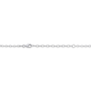 Thumbnail Image 4 of Turquoise Bead & White Lab-Created Sapphire Feather Y-Drop Necklace Sterling Silver 20"