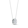 Thumbnail Image 2 of KAY Lab-Grown Diamonds Halo Necklace 1/2 ct tw 10K White Gold 18"