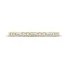 Thumbnail Image 3 of Adore Lab-Grown Diamonds Round & Baguette-Cut Anniversary Ring 1/3 ct tw 10K Yellow Gold