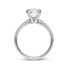 Thumbnail Image 2 of Lab-Grown Diamonds Oval-Cut Solitaire Engagement Ring 3 ct tw 14K White Gold (F/SI2)