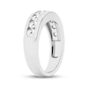 Thumbnail Image 2 of Adore Lab-Grown Diamonds Men's Nine-Stone Wedding Band 1 ct tw 14K White Gold