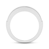 Thumbnail Image 3 of Adore Lab-Grown Diamonds Men's Nine-Stone Wedding Band 1 ct tw 14K White Gold