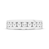 Thumbnail Image 4 of Adore Lab-Grown Diamonds Men's Nine-Stone Wedding Band 1 ct tw 14K White Gold