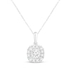Thumbnail Image 2 of KAY Lab-Grown Diamonds Halo Gift Set 1 ct tw 10K White Gold