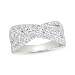 KAY Lab-Grown Diamonds Crossover Fashion Ring 1 ct tw 10K White Gold