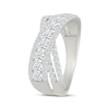 Thumbnail Image 2 of KAY Lab-Grown Diamonds Crossover Fashion Ring 1 ct tw 10K White Gold