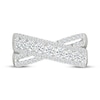 Thumbnail Image 4 of KAY Lab-Grown Diamonds Crossover Fashion Ring 1 ct tw 10K White Gold