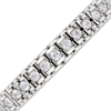 Thumbnail Image 2 of KAY Lab-Grown Diamonds Men's Link Bracelet 5 ct tw Sterling Silver 8.55"