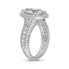 Thumbnail Image 2 of Neil Lane Artistry Heritage Pear-Shaped Lab-Grown Diamond Halo Engagement Ring 4 ct tw Platinum