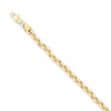 Hollow Rolo Link Bracelet 14K Yellow Gold 7.5"