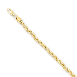 Rolo Link Bracelet 14K Yellow Gold 7.5&quot;