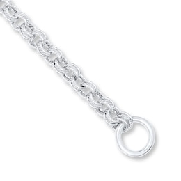 Link Bracelet Sterling Silver 7.75&quot;