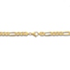 Thumbnail Image 1 of Solid Figaro Link Bracelet 14K Yellow Gold 9"