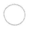 Thumbnail Image 0 of Solid Figaro Link Bracelet 3.2mm 14K White Gold 8"