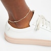 Thumbnail Image 4 of Solid 10K Two-Tone Gold Anklet Adjustable 10"