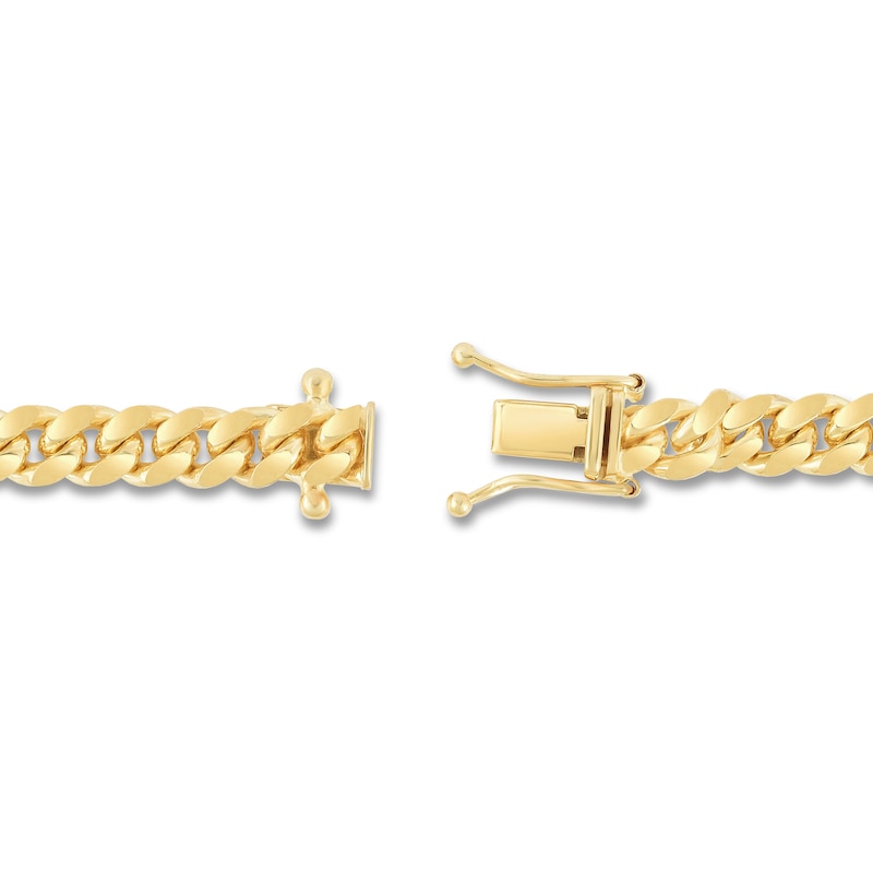 Main Image 3 of Cuban Link Bracelet Solid 14K Yellow Gold 8.5"