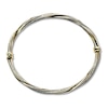 Thumbnail Image 1 of Italian Twisted Glitter Bangle 14K Yellow Gold 8"
