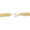 Thumbnail Image 3 of Double Rope Chain Bracelet Hollow 10K Yellow Gold 7.5"