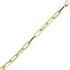 Thumbnail Image 1 of Hollow Paperclip Bracelet 10K Yellow Gold 7.5"