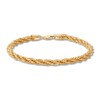 Thumbnail Image 0 of Hollow Infinity Rope Bracelet 10K Yellow Gold 7.5"