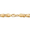 Thumbnail Image 3 of Polished Oval Link Bracelet 10K Yellow Gold 7.5"