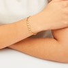 Thumbnail Image 4 of Polished Oval Link Bracelet 10K Yellow Gold 7.5"