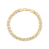 Thumbnail Image 1 of Mariner Link Bracelet Solid 10K Yellow Gold 8.5"