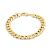 Thumbnail Image 1 of Cuban Chain Bracelet Semi-Solid 10K Yellow Gold 7.5"