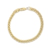 Thumbnail Image 1 of Wheat Chain Bracelet Hollow 10K Yellow Gold 8.5"