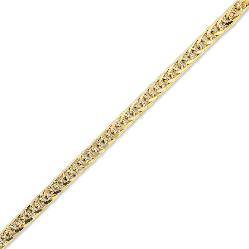 Main Image 2 of Wheat Chain Bracelet Hollow 10K Yellow Gold 8.5"