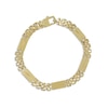 Thumbnail Image 1 of Men's Link Bracelet 10K Yellow Gold 8.5"