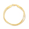 Thumbnail Image 0 of Triple Strand Herringbone Bracelet 14K Yellow Gold 7"