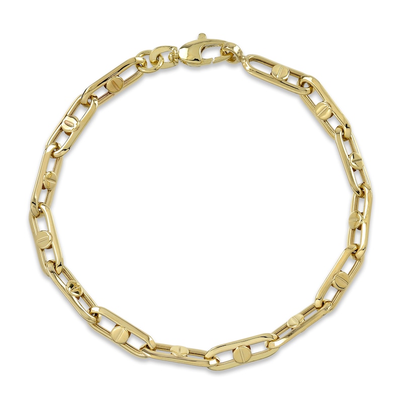 Main Image 1 of Mariner Link Bracelet 10K Yellow Gold 8.5"