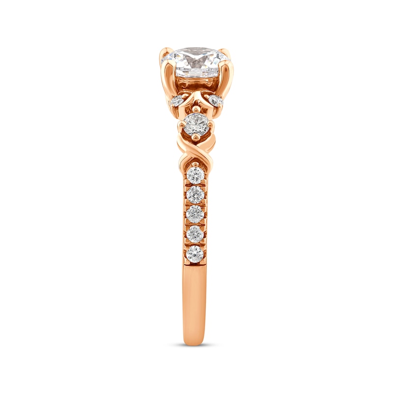 XO from KAY Round-Cut Diamond Engagement Ring 1-1/5 ct tw 14K Rose Gold