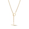 Thumbnail Image 1 of Toggle Rope Chain Necklace Hollow 10K Yellow Gold 17.75"