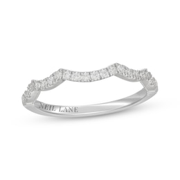 Neil Lane Diamond Contour Wedding Band 1/4 ct tw 14K White Gold