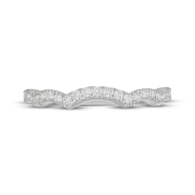 Main Image 3 of Neil Lane Artistry Lab-Grown Diamond Scalloped Wedding Band 1/4 ct tw 14K White Gold