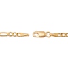 Thumbnail Image 1 of Children's Solid Figaro Chain Bracelet 14K Yellow Gold 6"