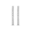 Thumbnail Image 2 of KAY Lab-Grown Diamonds Inside-Out Hoop Earrings 2 ct tw 14K White Gold