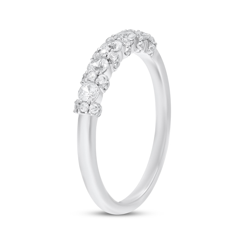 Main Image 2 of Adore Diamond Anniversary Ring 1/2 ct tw 10K White Gold