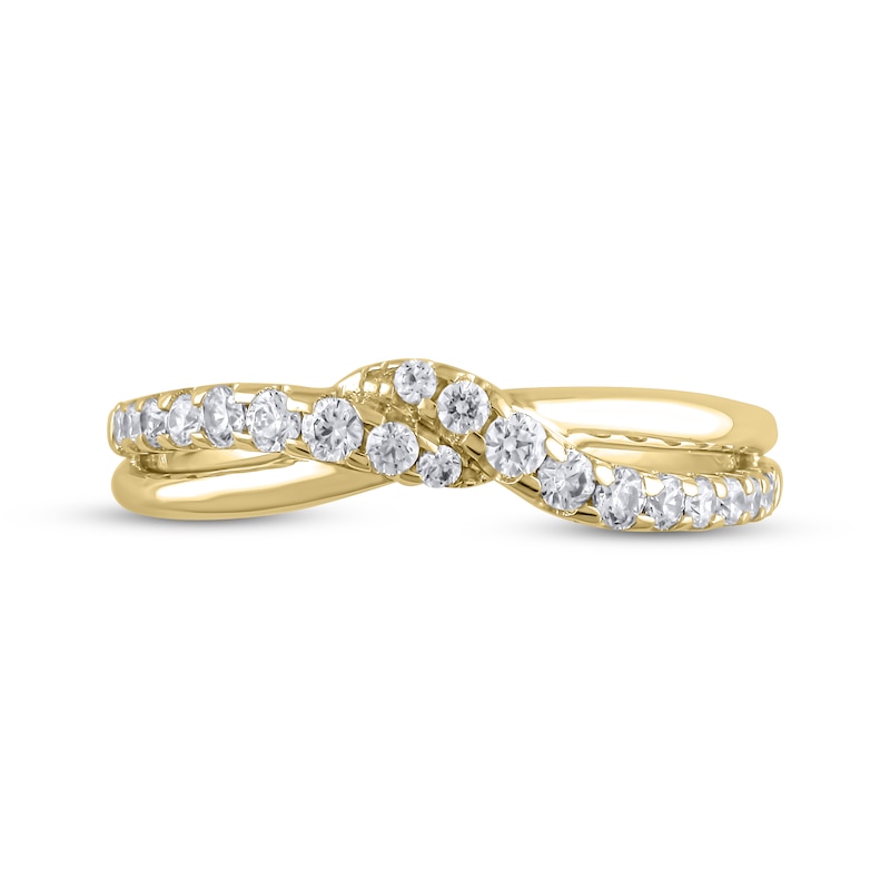 Main Image 3 of Adore Diamond Contour Anniversary Ring 1/3 ct tw 14K Yellow Gold